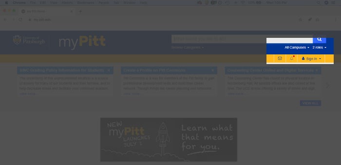 My Pitt my pitt edu Information Technology University Of Pittsburgh